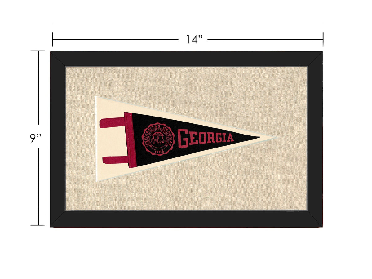 Americana Memories Vintage Pennants and Memorabilia Vintage University of Georgia Pennant