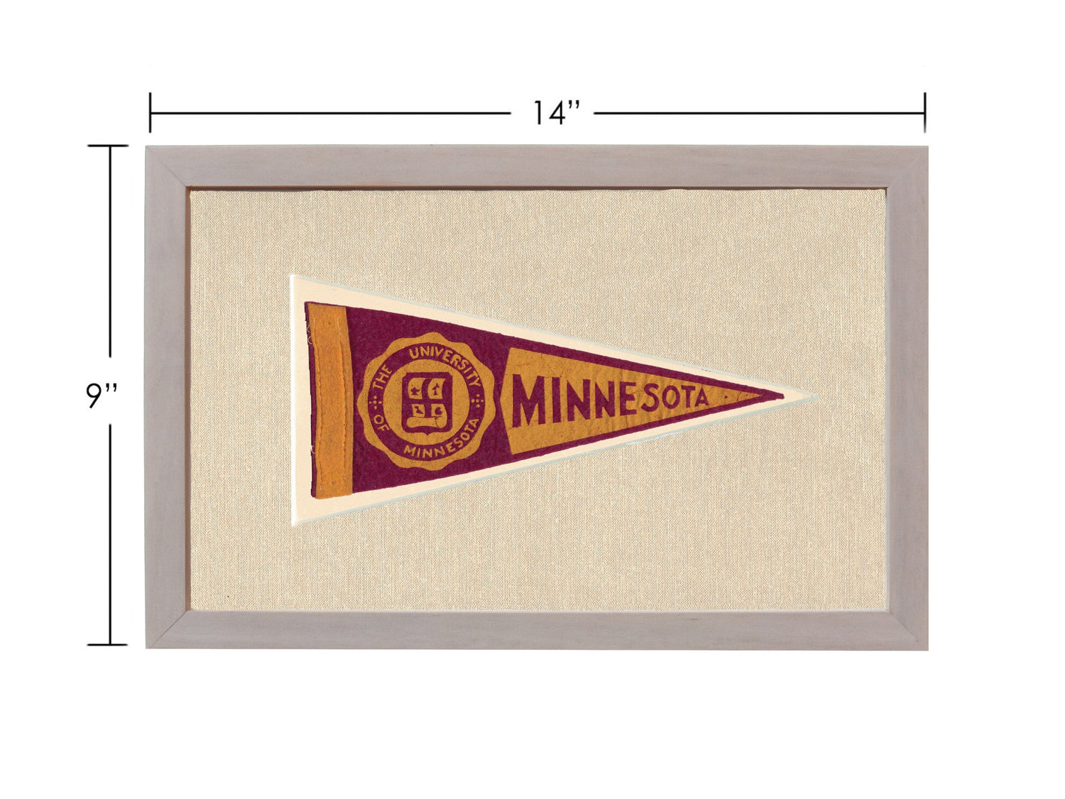 Americana Memories Vintage Pennants and Memorabilia Vintage University of Minnesota Pennant