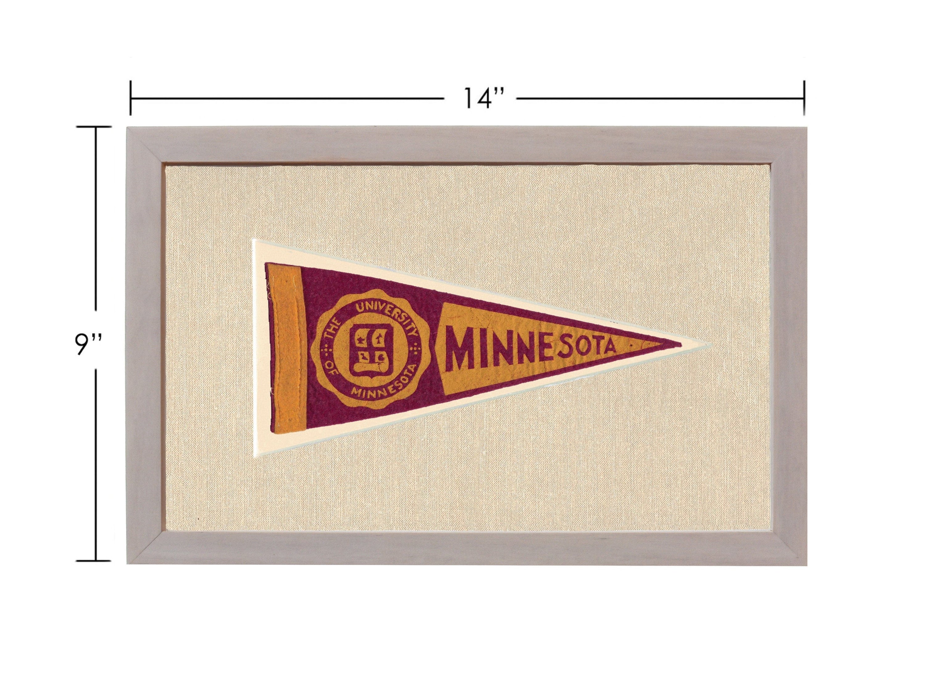 Americana Memories Vintage Pennants and Memorabilia Vintage University of Minnesota Pennant