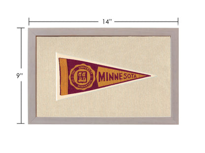 Americana Memories Vintage Pennants and Memorabilia Vintage University of Minnesota Pennant