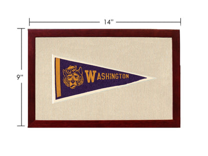 Americana Memories Vintage Pennants and Memorabilia Vintage University of Washington Pennant