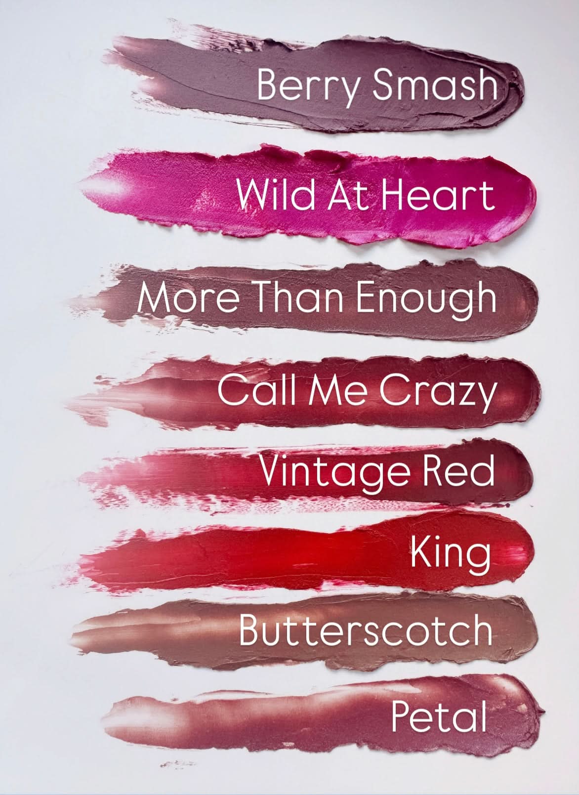 Heaven On Main Street MAKEUP Lipstick : 8 Luxurious Shades
