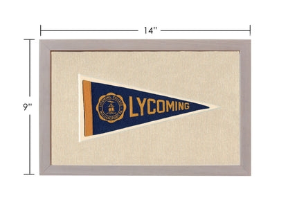 Americana Memories Vintage Pennants and Memorabilia Vintage Lycoming College Pennant