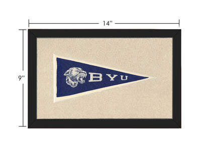 Vintage Brigham Young University Pennant