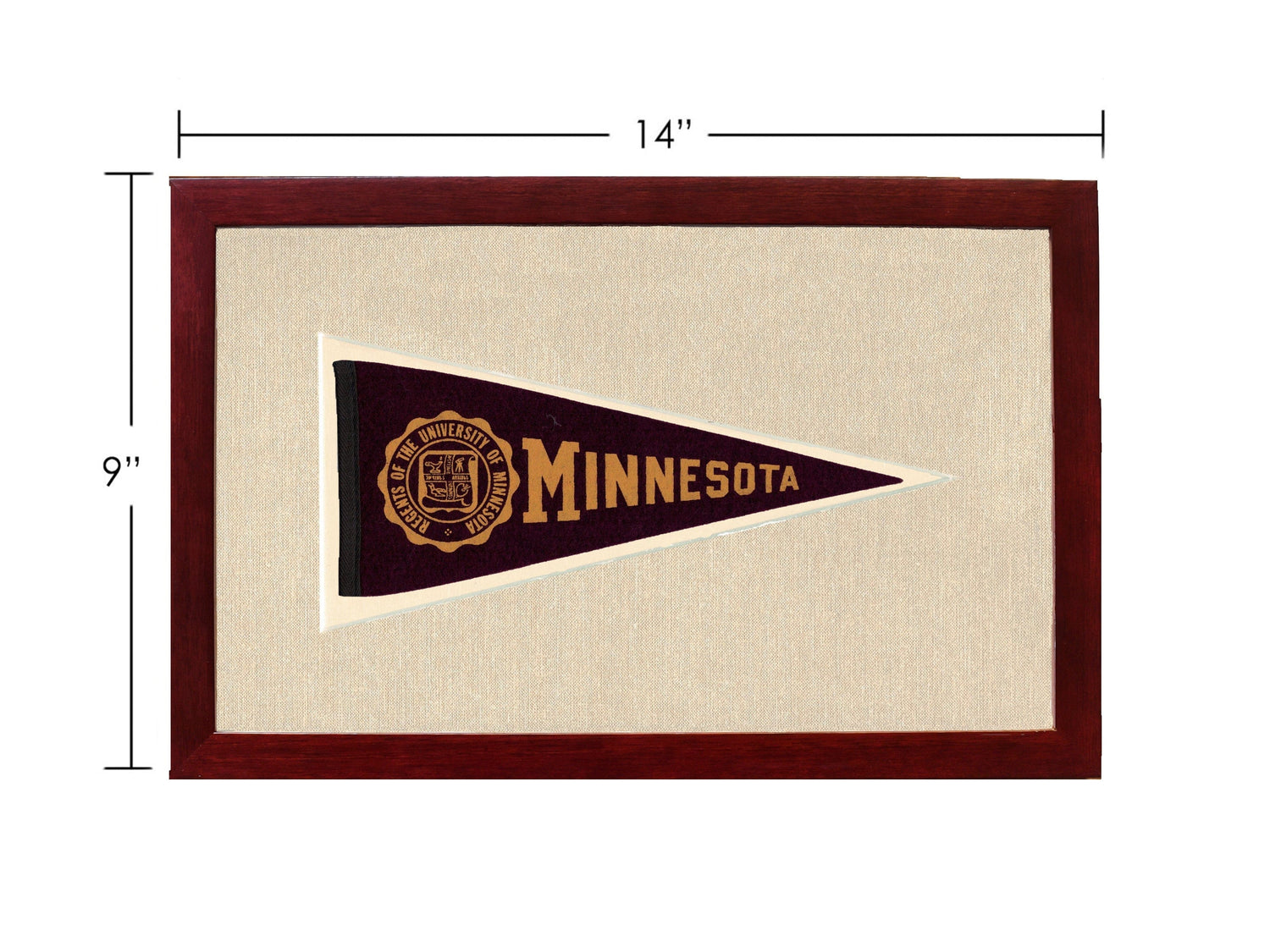 Americana Memories Vintage Pennants and Memorabilia Vintage Minnesota Pennant