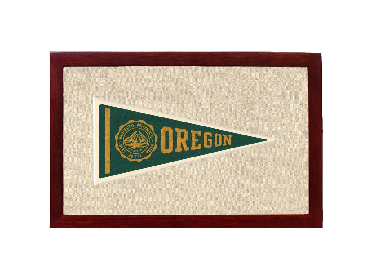 Americana Memories Vintage Pennants and Memorabilia Vintage University of Oregon Pennant