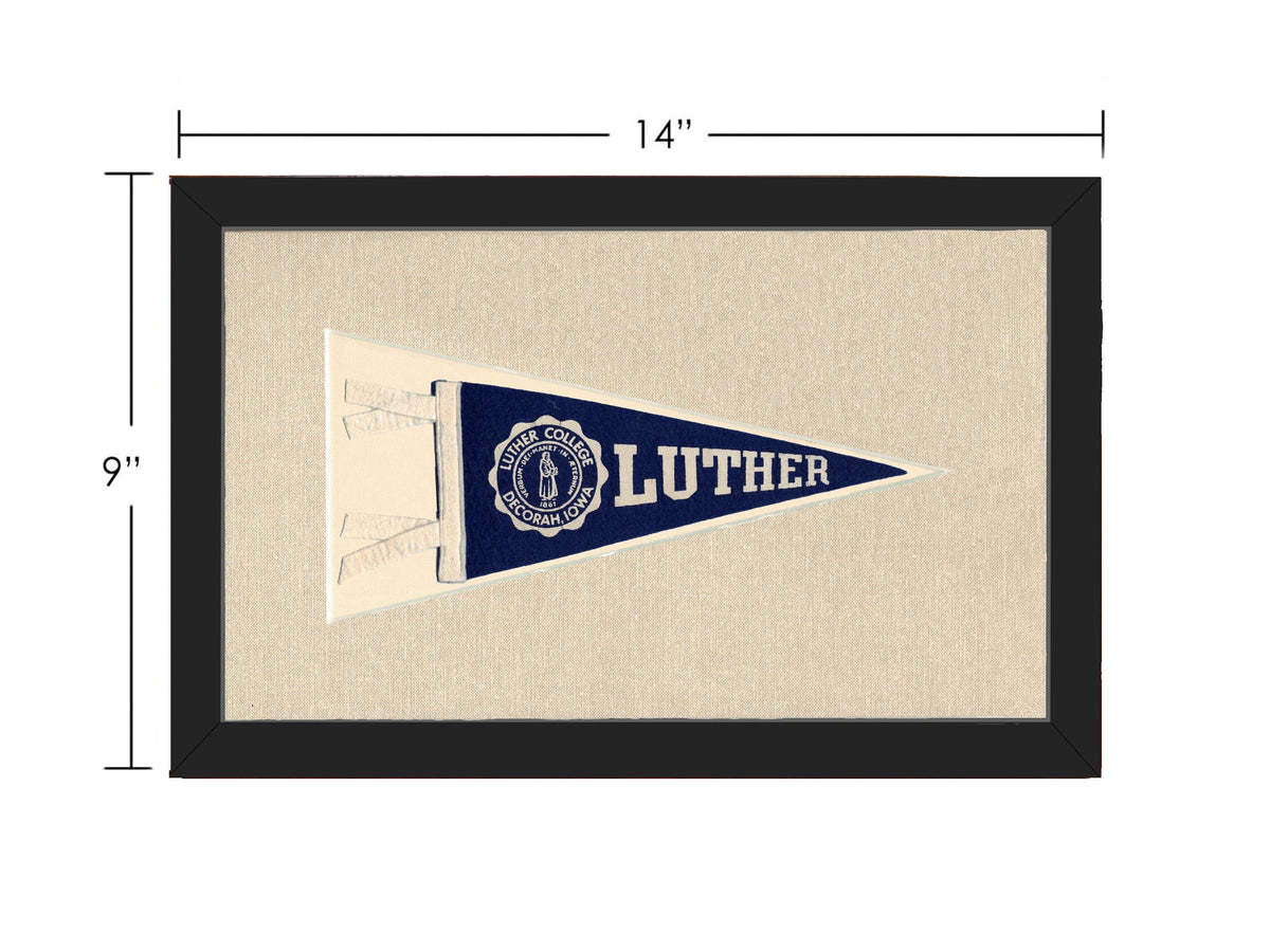 Americana Memories Vintage Pennants and Memorabilia Vintage Luther College Pennant