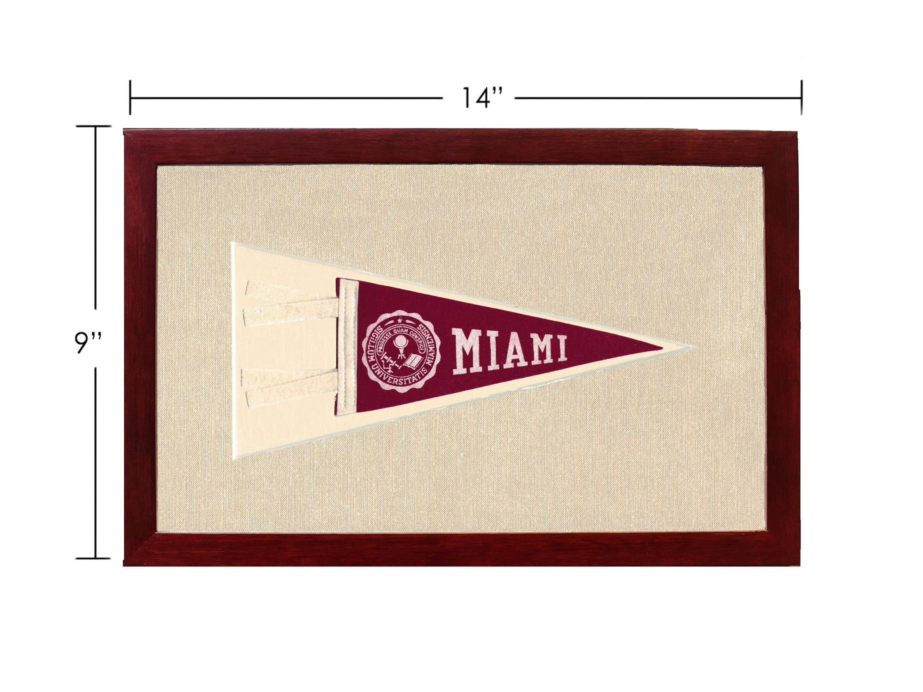 Americana Memories Vintage Pennants and Memorabilia Vintage Miami University Pennant