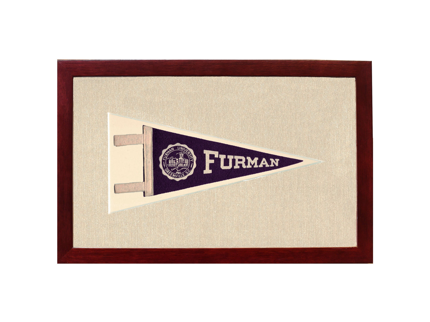 Vintage Furman University Pennant