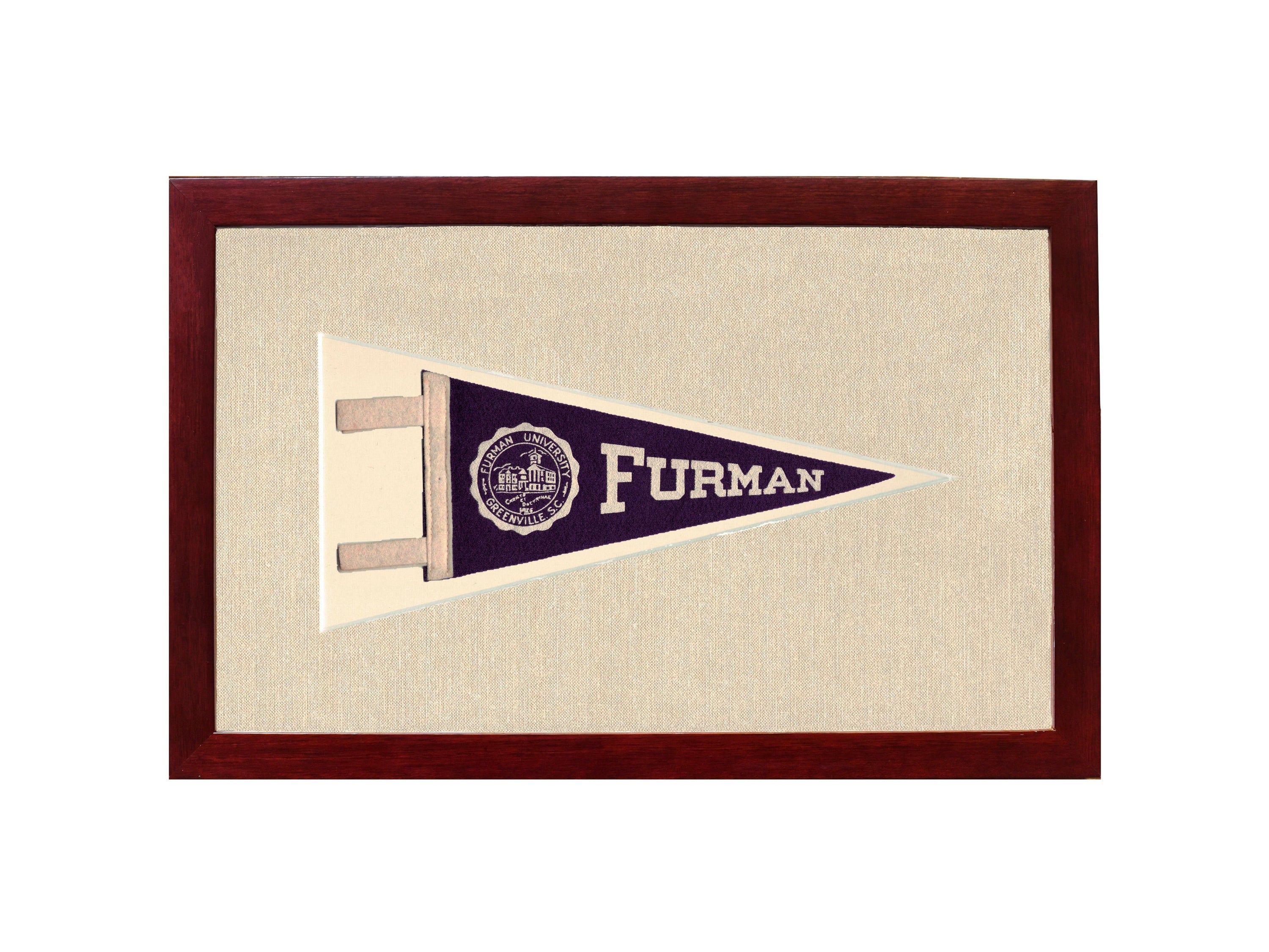 Vintage Furman University Pennant