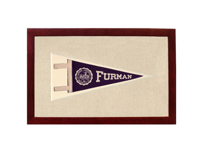 Vintage Furman University Pennant
