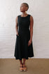 Field Day Dress XS Lori Dress in Black Linen