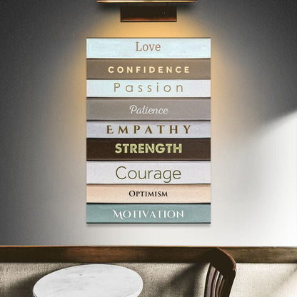 Tailored Canvases Canvas Shelf To Life Motivational Wall Sign