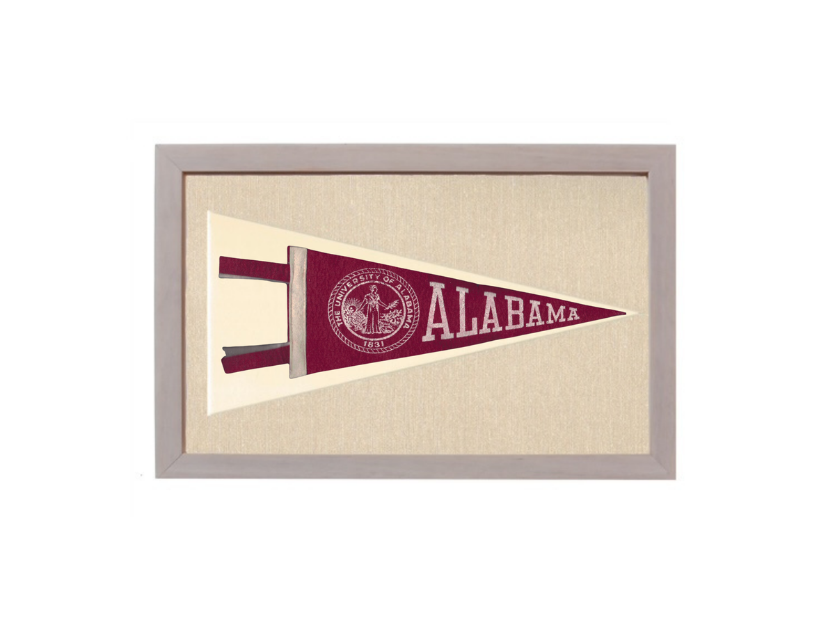 Vintage University of Alabama Pennant