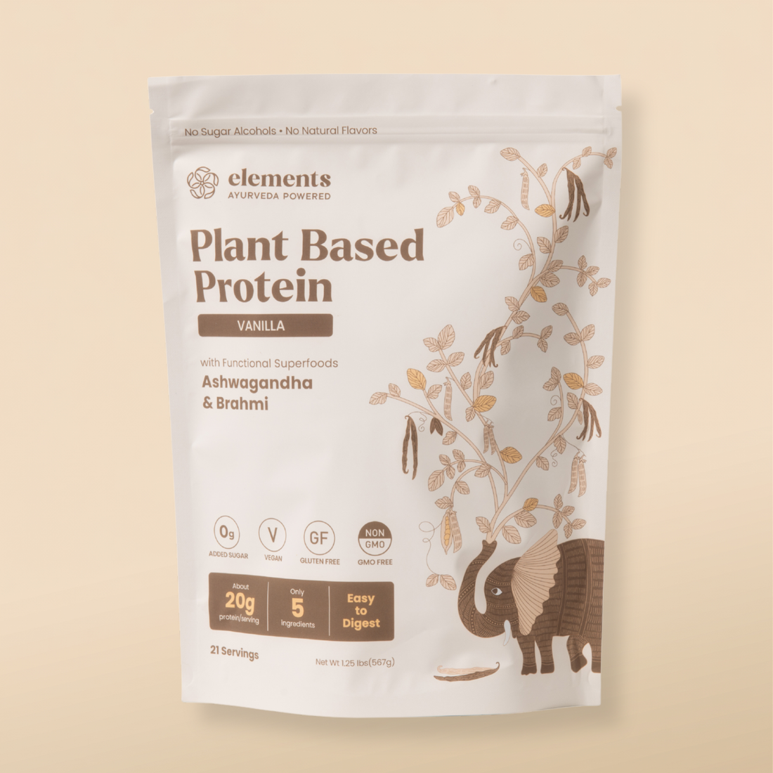 Plant Based Protein Powder: Vanilla (21 Servings)