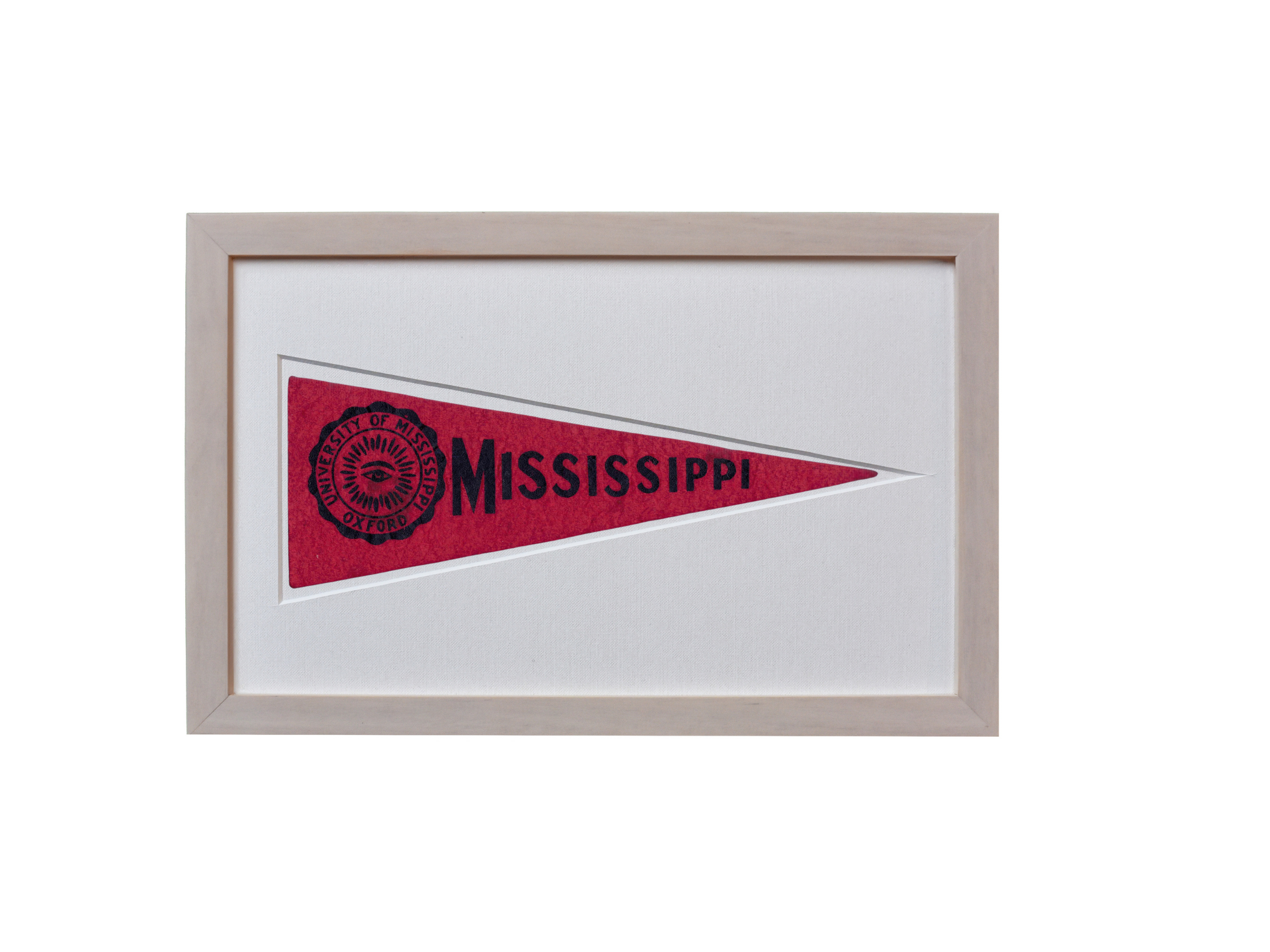 Vintage University of Mississippi Hormel Pennant