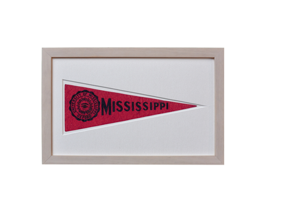 Vintage University of Mississippi Hormel Pennant