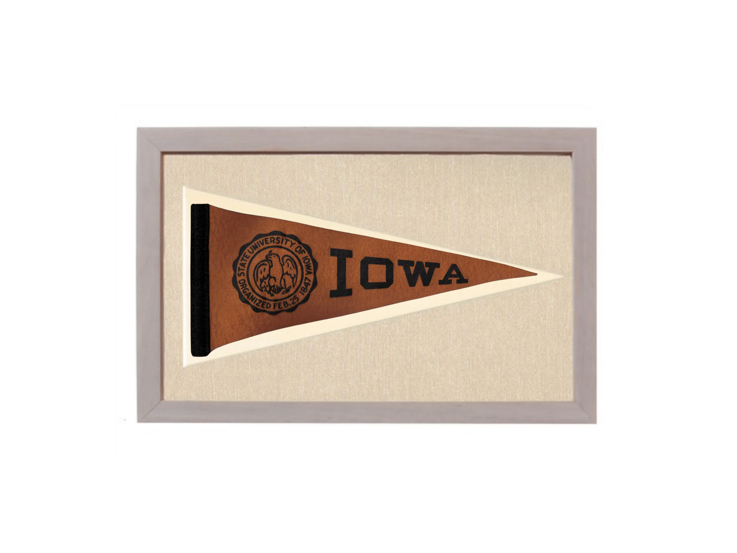 Vintage Iowa Pennant