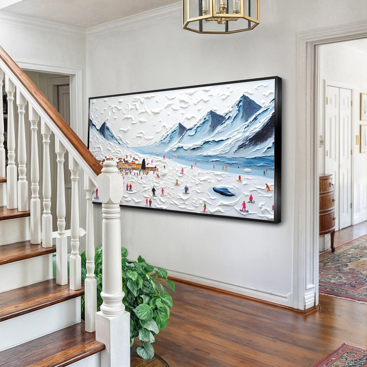 Tailored Canvases Canvas Snow Mountain Abstract Wall Art II