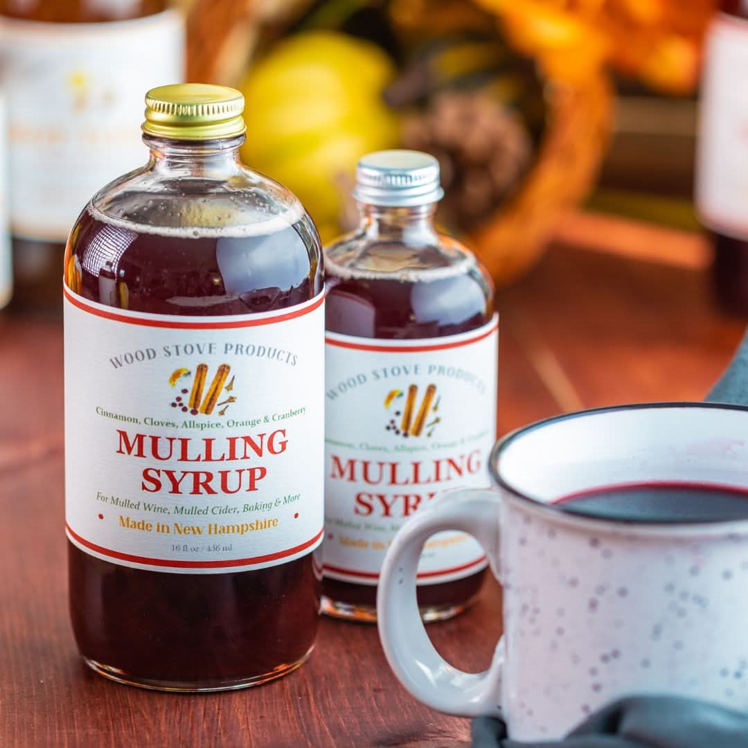 Wood Stove Kitchen Cocktail and Drink Mixers Mulling Syrup, 16 fl oz