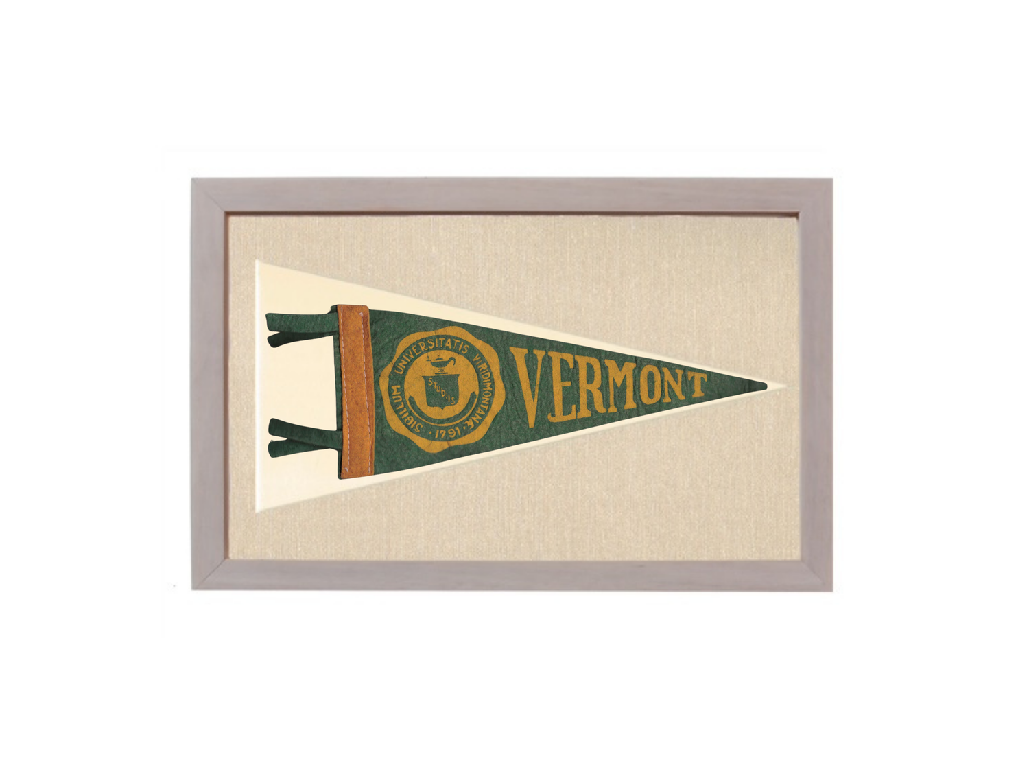 Vintage University of Vermont Pennant