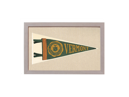 Vintage University of Vermont Pennant
