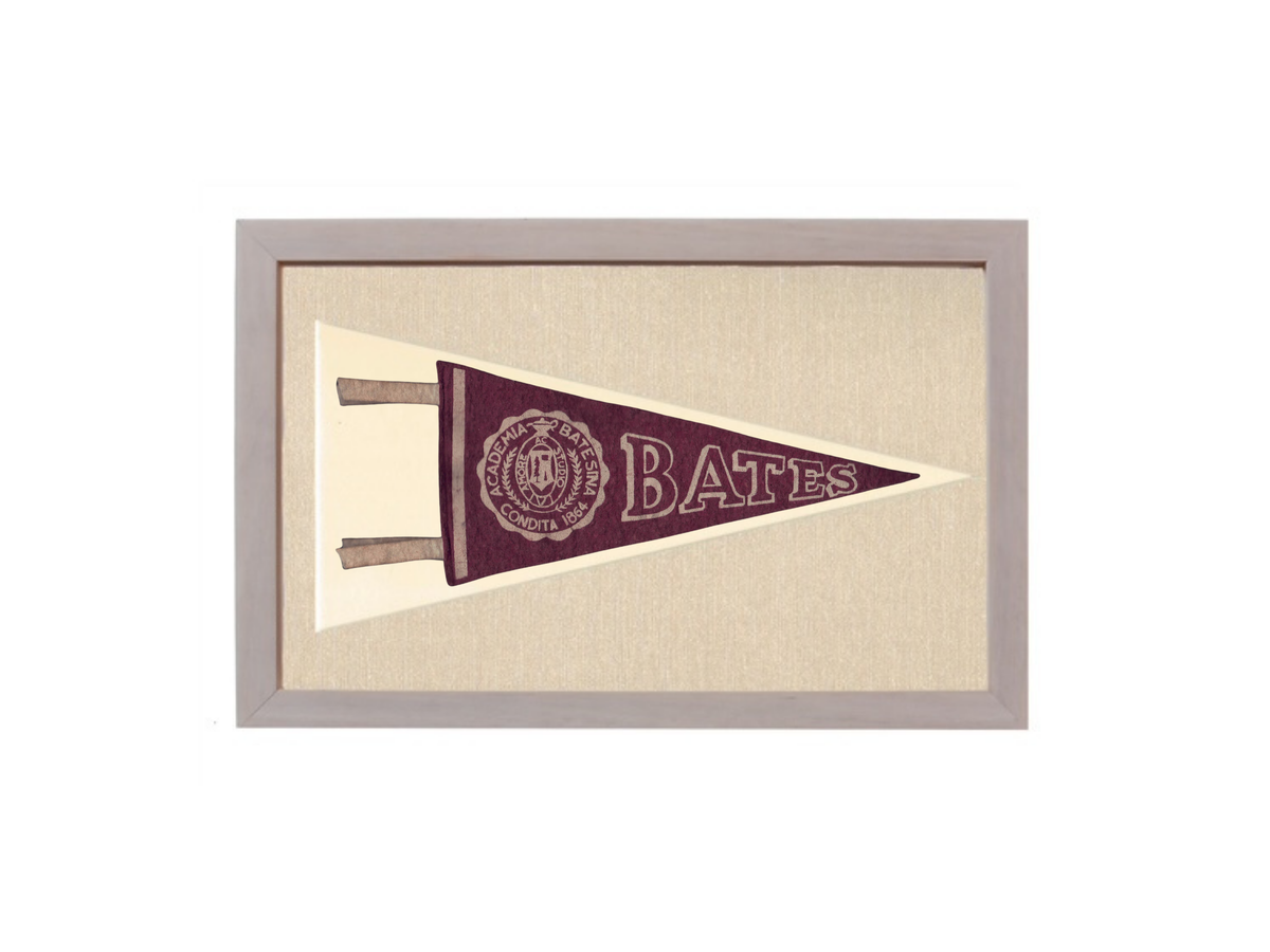 Vintage Bates College Pennant