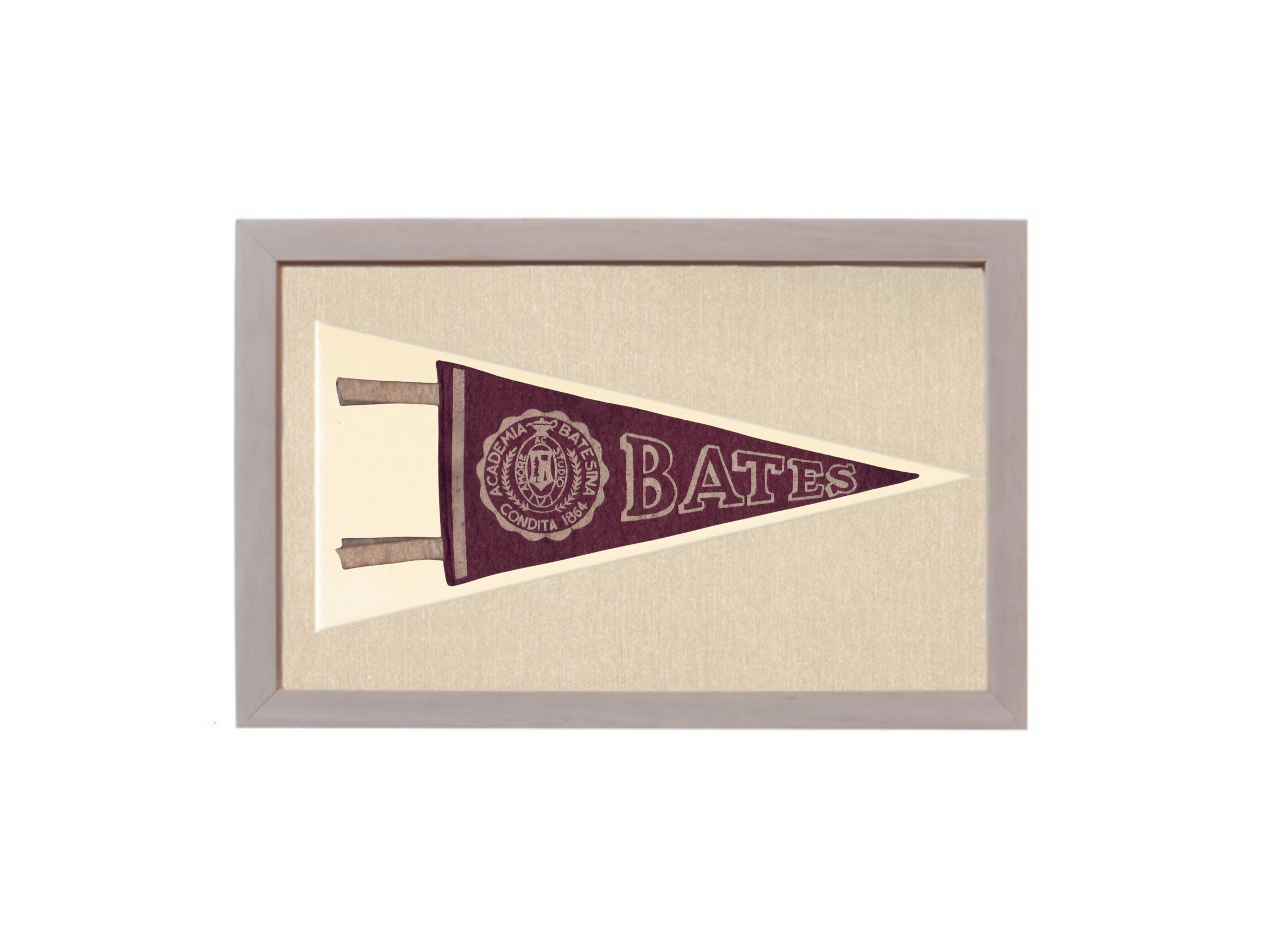 Vintage Bates College Pennant
