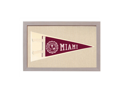 Vintage Miami University Pennant