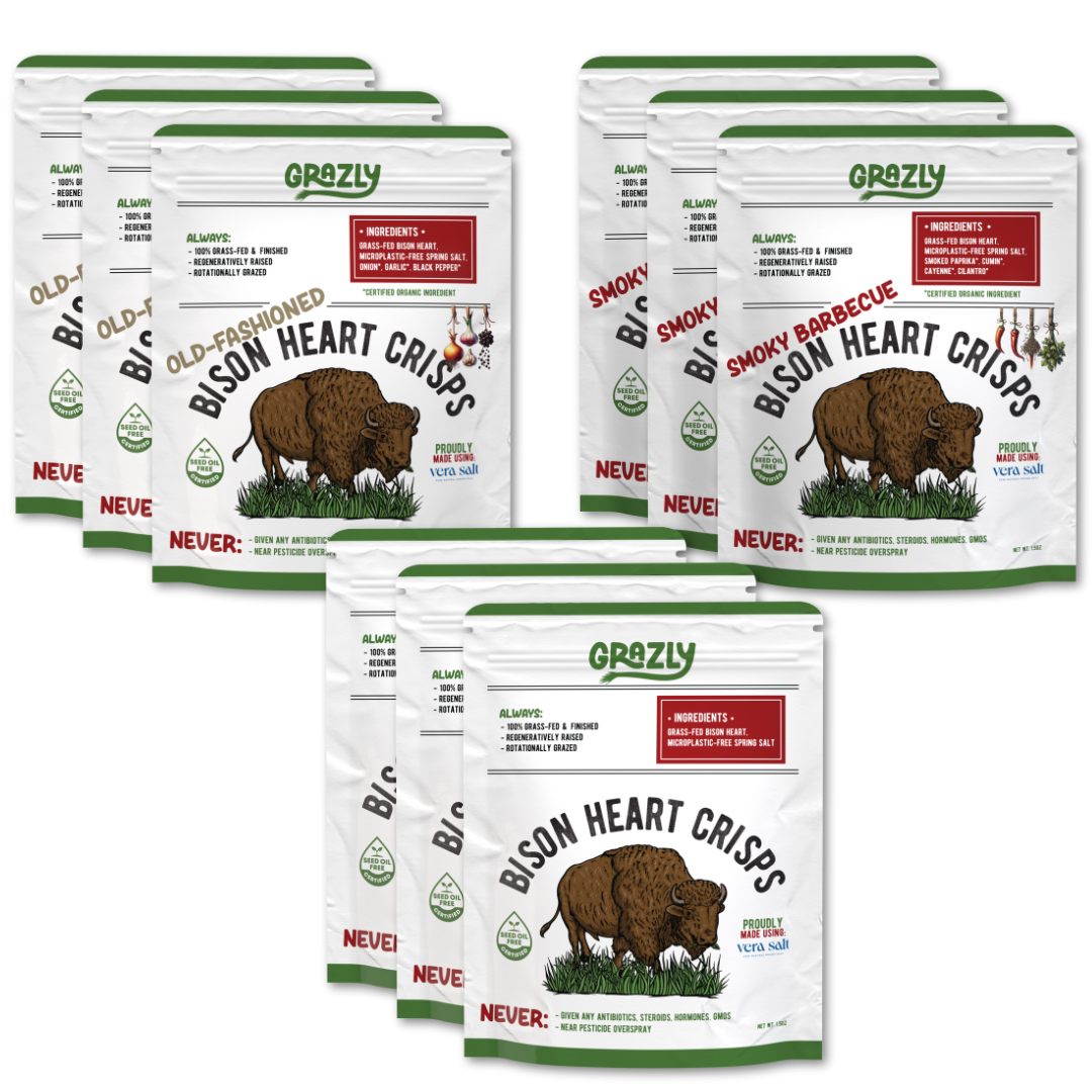 Bison Heart Crisp Variety Pack - My American Goods