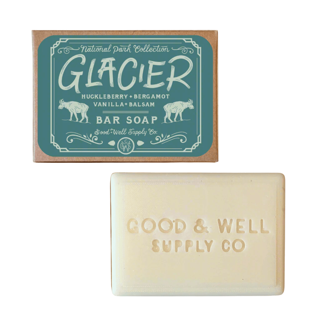 Good &amp; Well Supply Co Bar Soap Glacier National Park Bar Soap