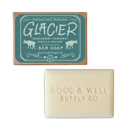 Good &amp; Well Supply Co Bar Soap Glacier National Park Bar Soap