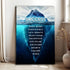 Tailored Canvases Canvas 18x12 inch Medium Premium Gallery Wrapped Success Motivational Wall Sign