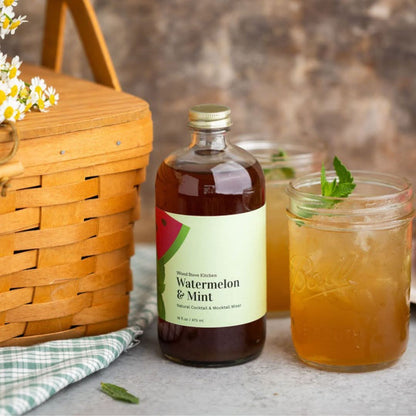 Watermelon &amp; Mint Cocktail-Mocktail Mixer, 16 fl oz - My American Goods