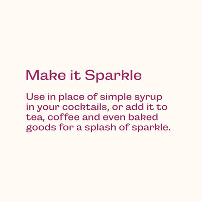 Glitter Simple Syrup, 16 fl oz - My American Goods