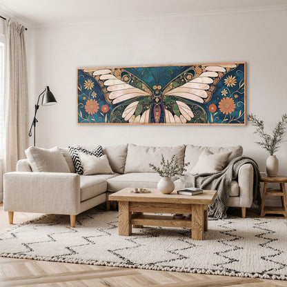 Tailored Canvases Canvas Abstract Vintage Butterfly Wall Art