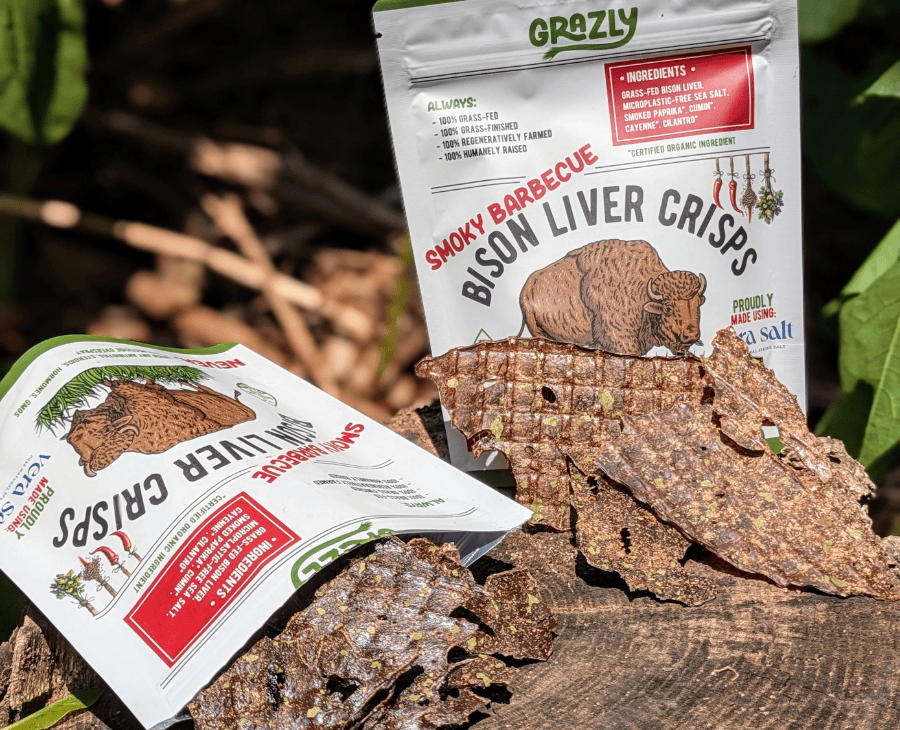 Grazly Bison Crisp Bison Liver Crisp Variety Pack