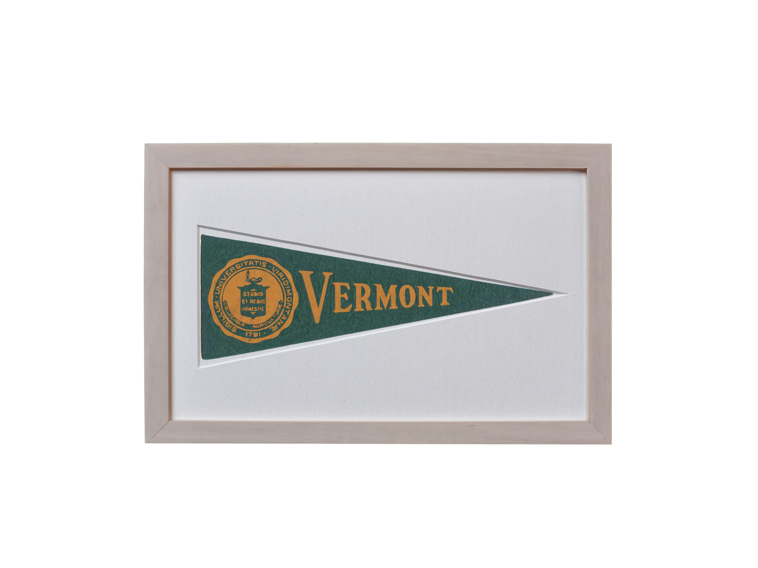Vintage University of Vermont Hormel Pennant