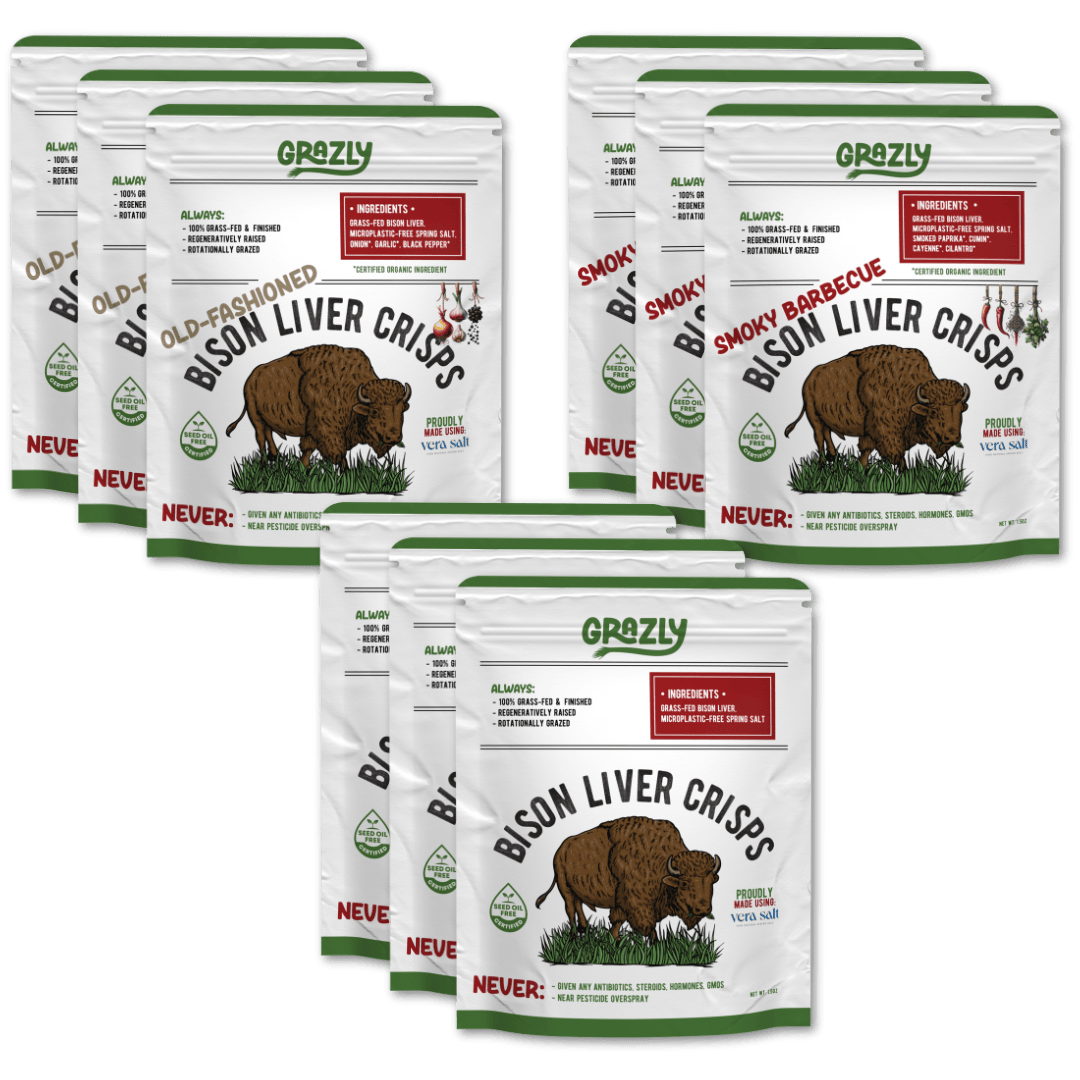 Bison Liver Crisp Variety Pack