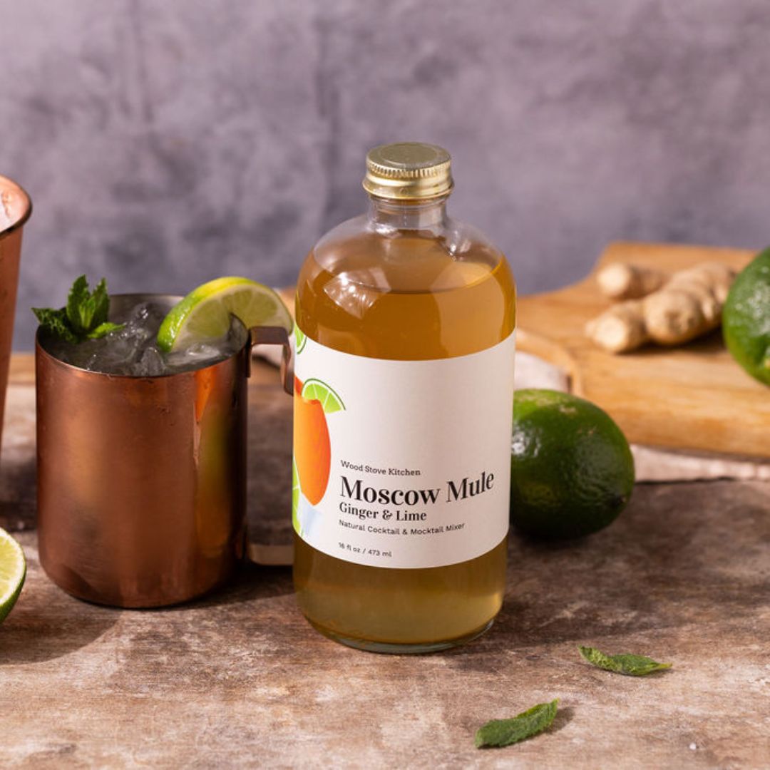 Moscow Mule (Ginger &amp; Lime) Natural Cocktail/Mocktail Mixer - My American Goods