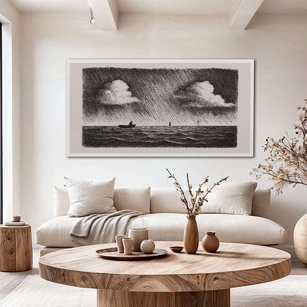 Tailored Canvases Canvas Jesus Walking On Water Faith Wall Art III
