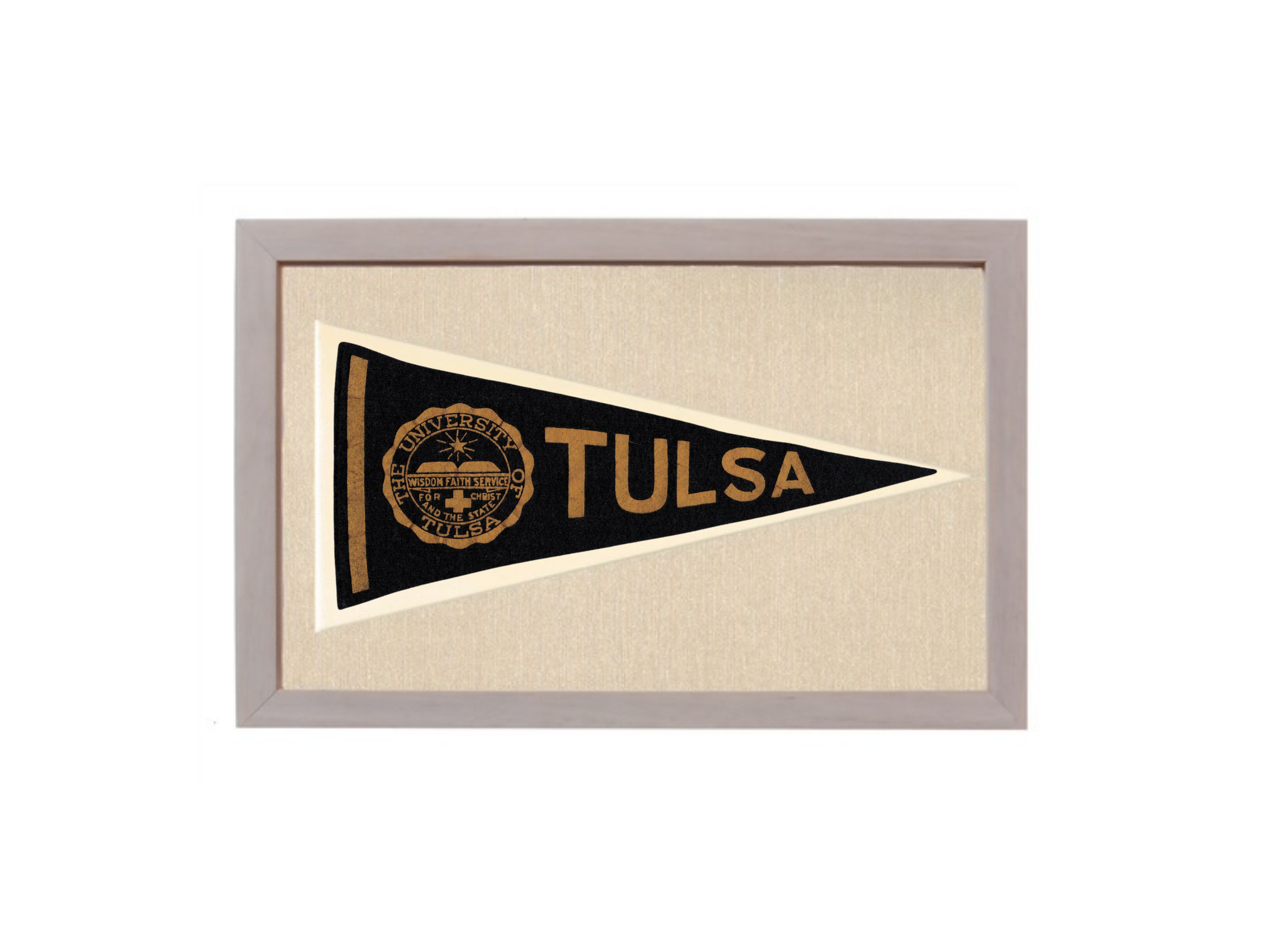 Vintage Tulsa Pennant