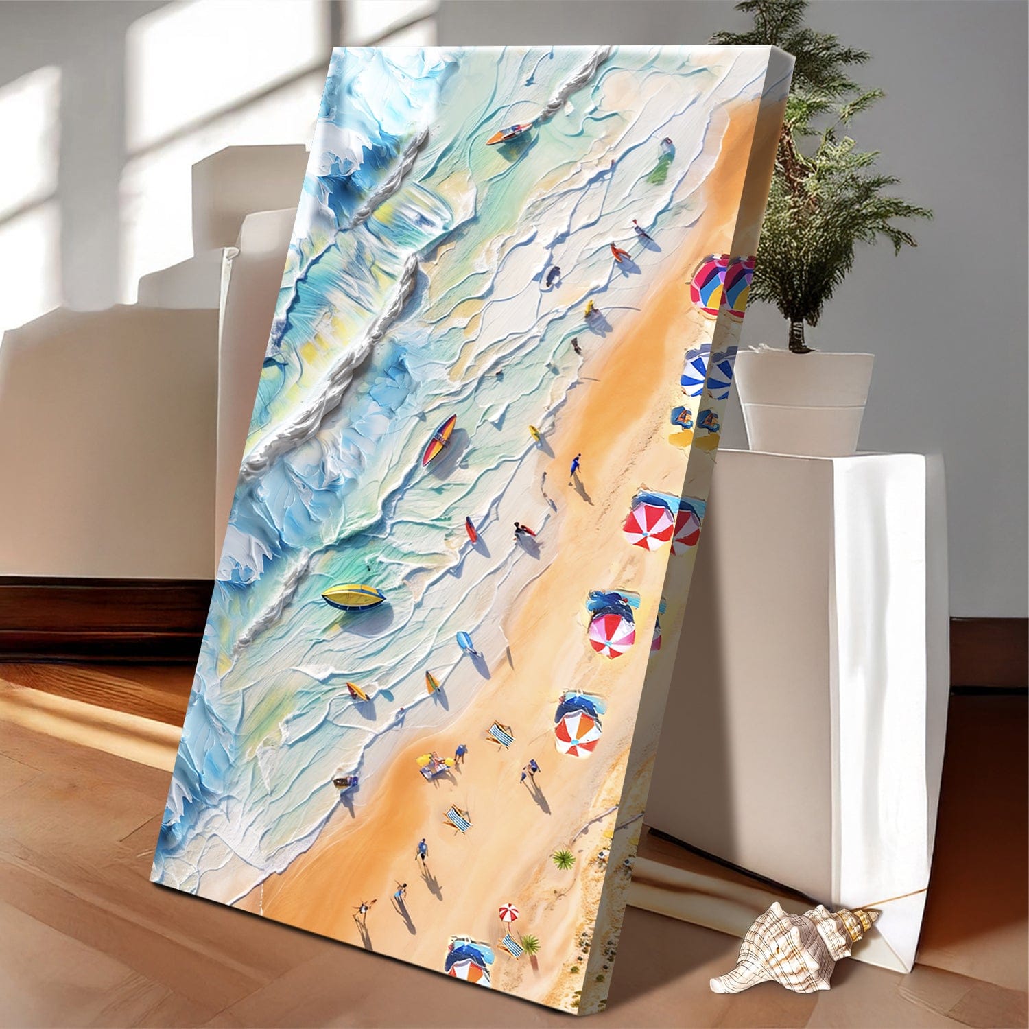 Tailored Canvases Canvas Beach Days Wall Art III
