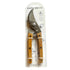 Seattle Seed Company Wood Handled Spring-Loaded Bypass Pruners Home Garden Tool