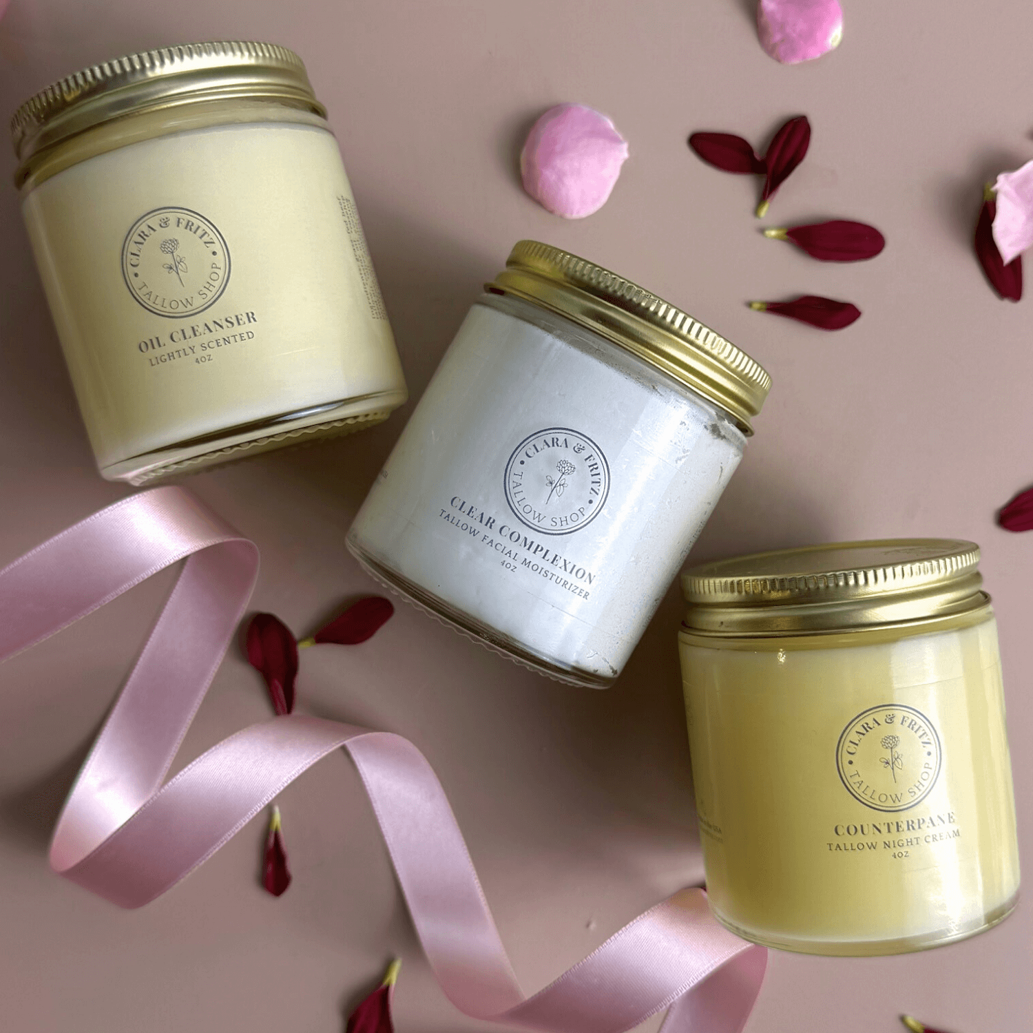 Clara &amp; Fritz Tallow Shop Lotion &amp; Moisturizer Daily Facial Trio from Clara &amp; Fritz