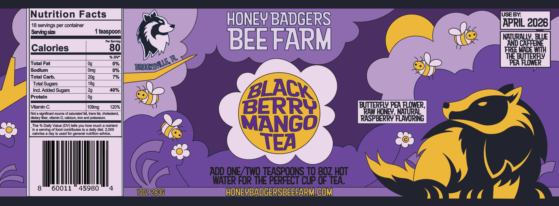 Blackberry Honey Tea - My American Goods
