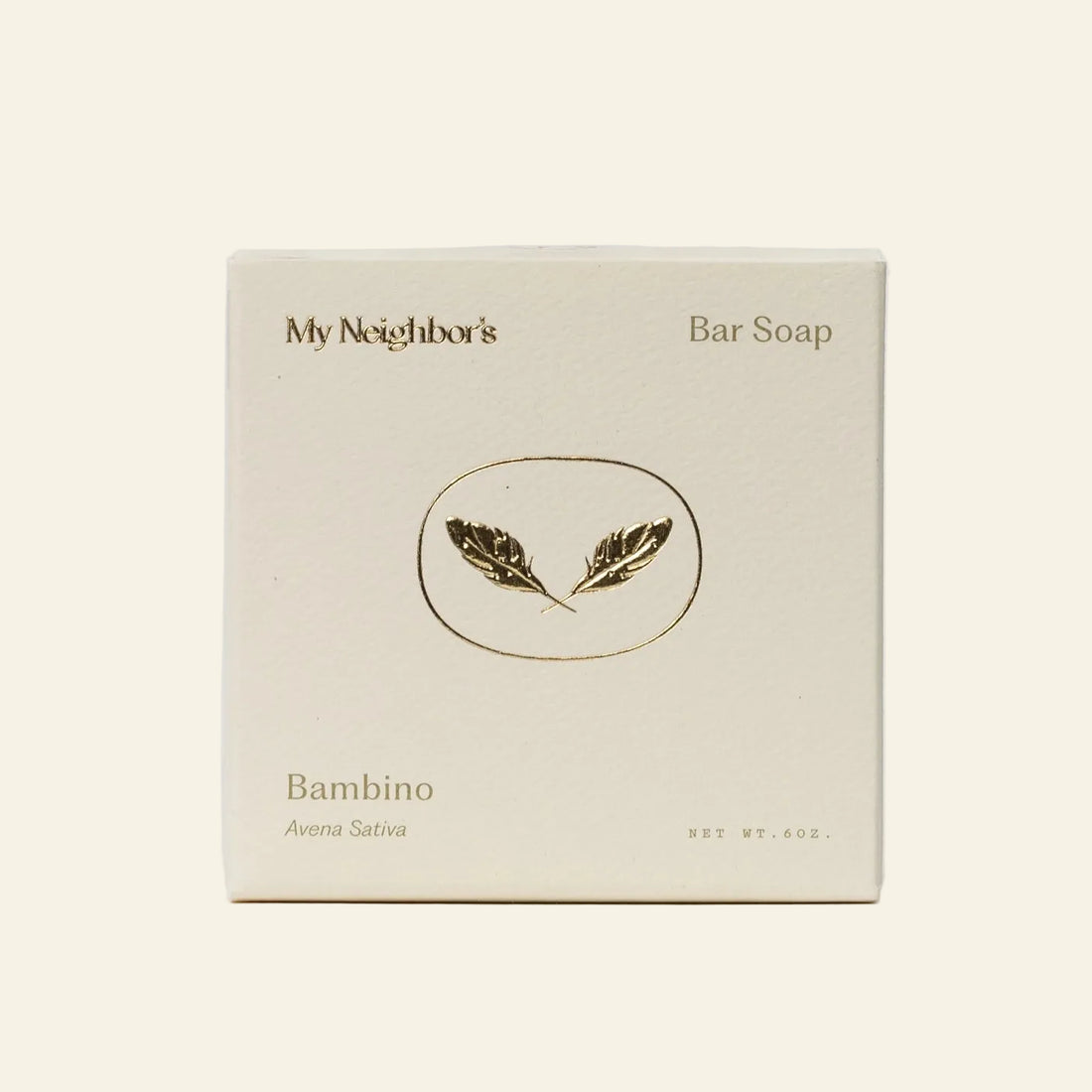 A cream-colored rectangular box of &