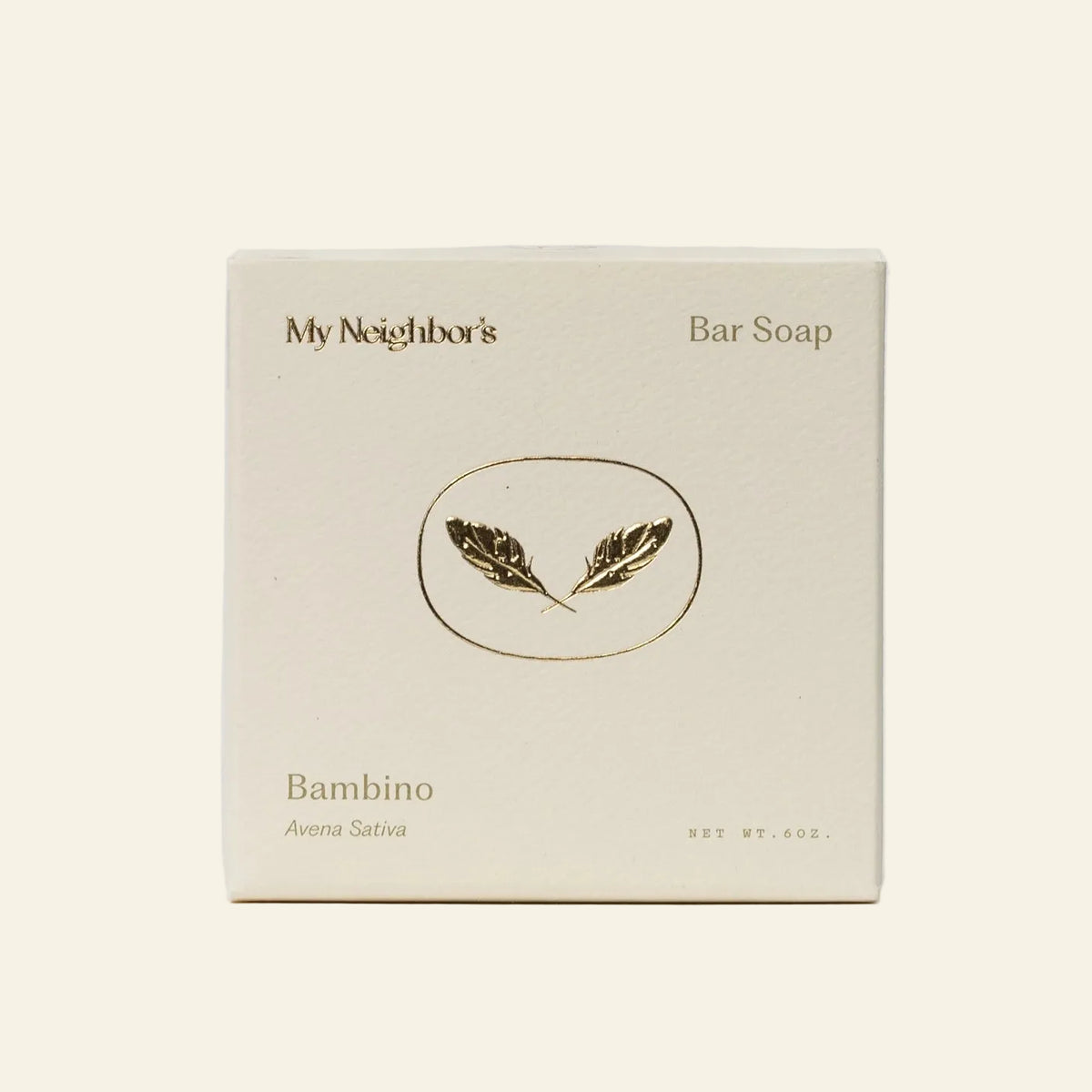 A cream-colored rectangular box of &