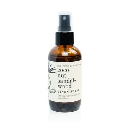 Coconut Sandalwood Linen Spray - My American Goods