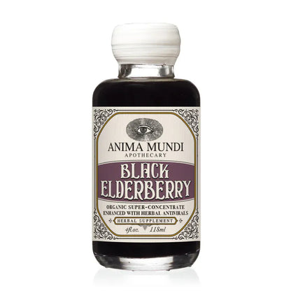 Anima Mundi BLACK ELDERBERRY Elixir | Botanical Mushroom Syrup